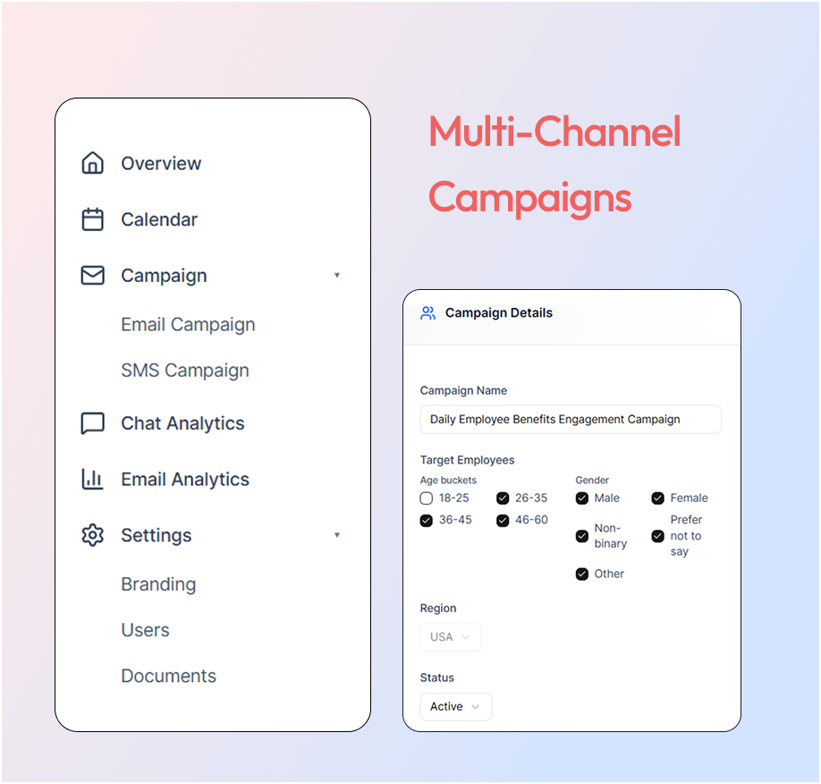 Multi-channel campaign builder