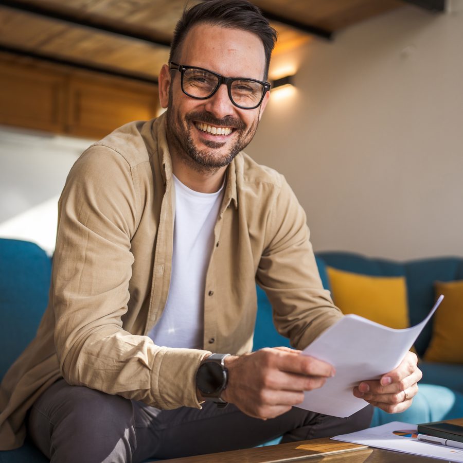 An HR professional reviewing an AI-drafted response